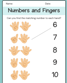 Connecting Numbers Worksheet